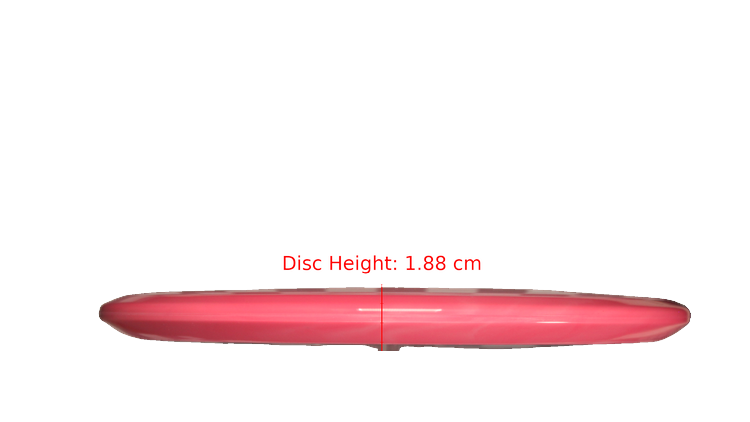 Discmania Discmania Challenge Glow Swirl S-Line MD1 Midrange Profile View