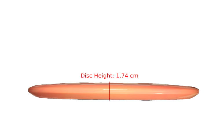 Discmania Discmania Challenge Glow Swirl S-Line MD1 Midrange Profile View