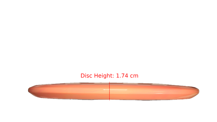 Discmania Discmania Challenge Glow Swirl S-Line MD1 Midrange Profile View
