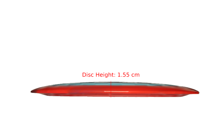 Dynamic Discs Tressspasss Snake Fuzion Orbit Trespass Distance Driver Profile View