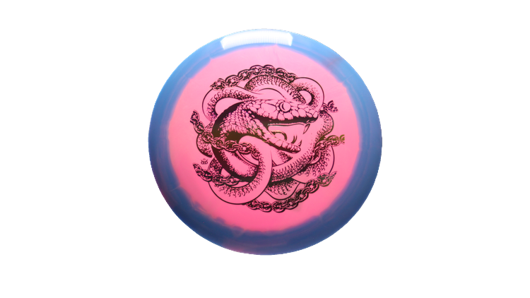 Dynamic Discs Tressspasss Snake Fuzion Orbit Trespass Distance Driver Front View