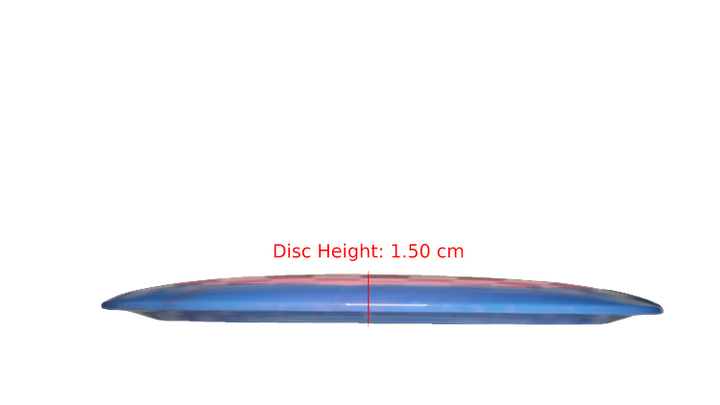 Dynamic Discs Tressspasss Snake Fuzion Orbit Trespass Distance Driver Profile View