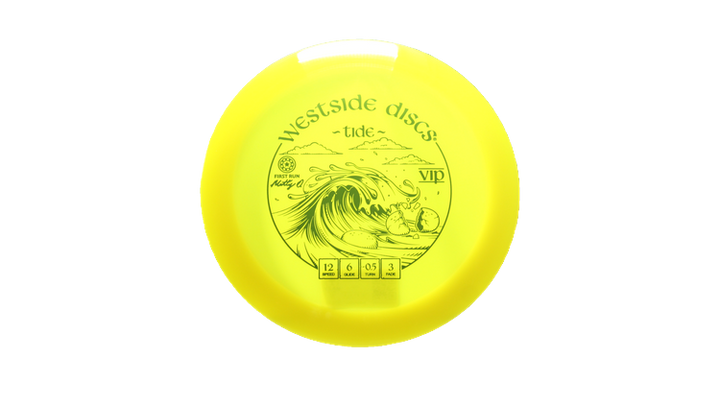 Westside Discs First Run Matt Orum VIP Tide Distance Driver Front View