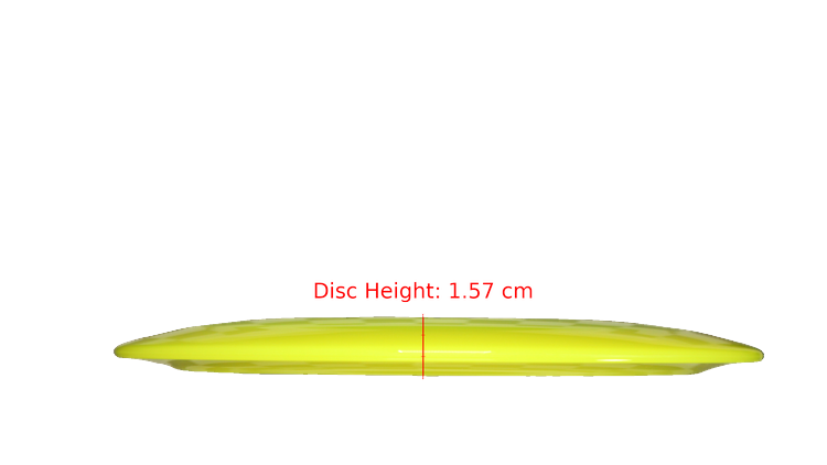 Westside Discs First Run Matt Orum VIP Tide Distance Driver Profile View