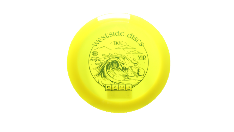 Westside Discs First Run Matt Orum VIP Tide Distance Driver Front View