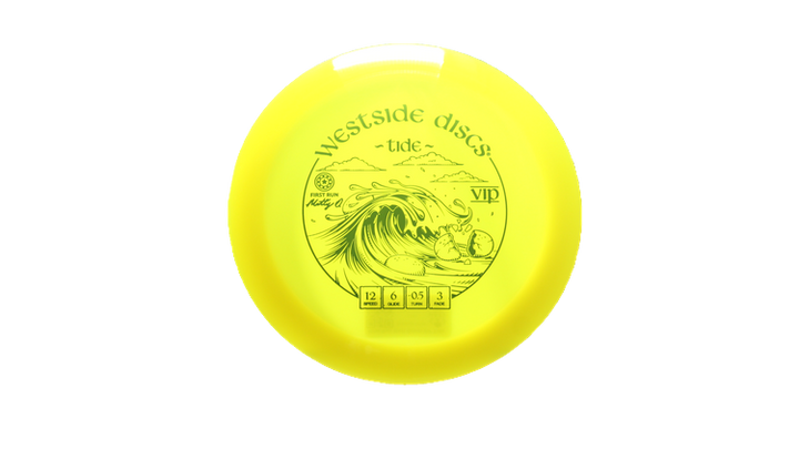 Westside Discs First Run Matt Orum VIP Tide Distance Driver Front View