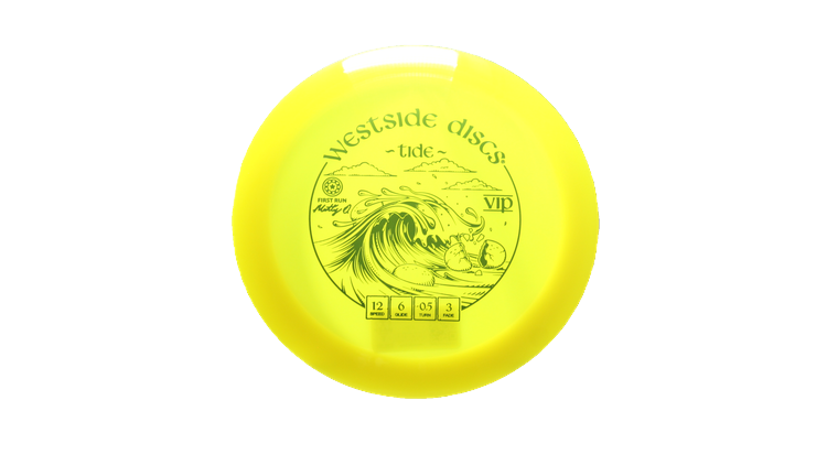 Westside Discs First Run Matt Orum VIP Tide Distance Driver Front View