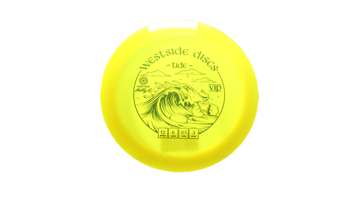 Westside Discs First Run Matt Orum VIP Tide Distance Driver Front View