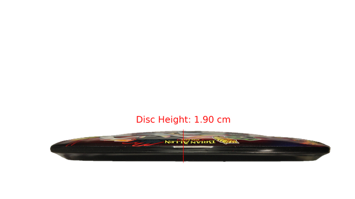 Discraft Brian Allen Looney Tunes SuperColor Buzzz Midrange Profile View