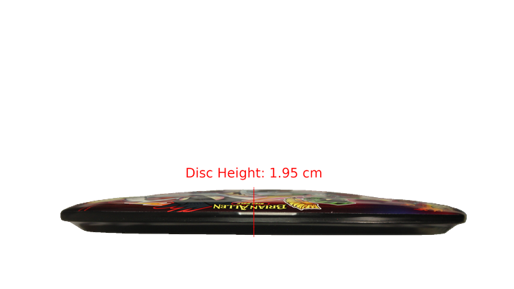 Discraft Brian Allen Looney Tunes SuperColor Buzzz Midrange Profile View