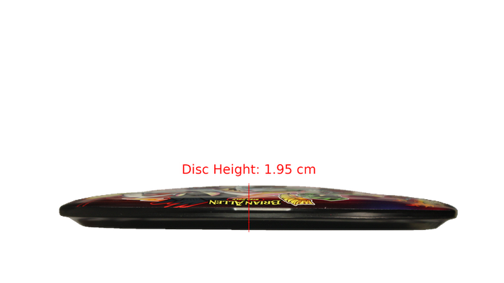 Discraft Brian Allen Looney Tunes SuperColor Buzzz Midrange Profile View