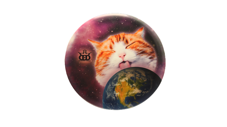 Dynamic Discs Space Kitty Globe Licker DyeMax Felon Fairway Driver Front View