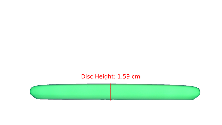 Axiom Blank Total Eclipse Envy Putter Profile View