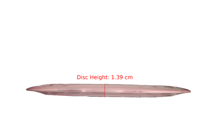 Discraft Limited Edition ESP Swirl Nuke Distance Driver Profile View