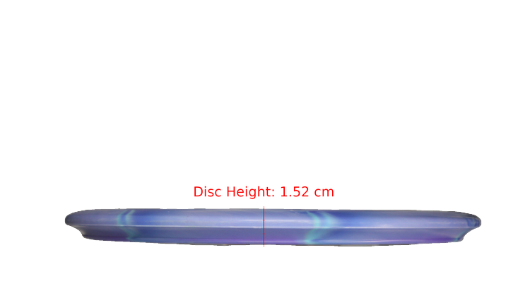 Discraft Limited Edition Paul McBeth CT Swirl Wasp Midrange Profile View