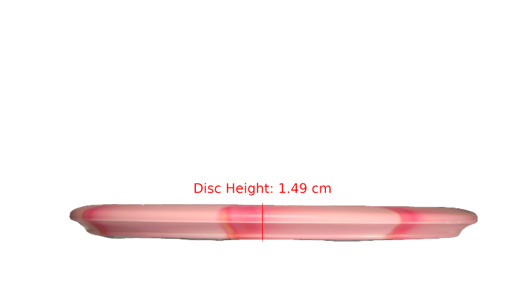 Discraft Limited Edition Paul McBeth CT Swirl Wasp Midrange Profile View