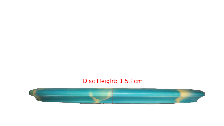 Discraft Limited Edition Paul McBeth CT Swirl Wasp Midrange Profile View