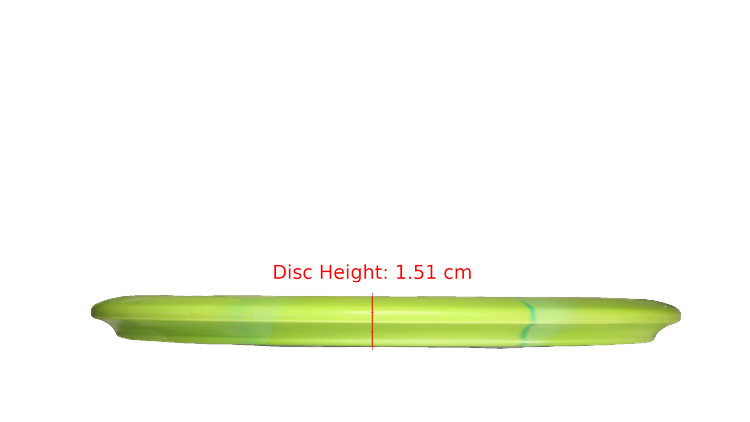 Discraft Limited Edition Paul McBeth CT Swirl Wasp Midrange Profile View