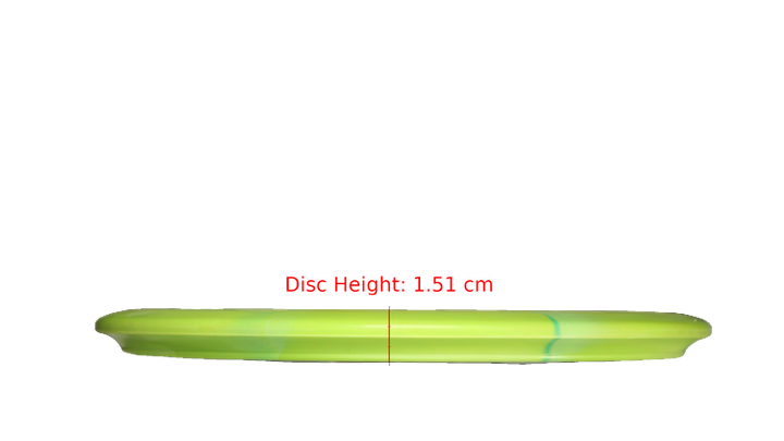 Discraft Limited Edition Paul McBeth CT Swirl Wasp Midrange Profile View