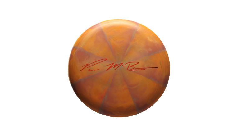 Discraft Limited Edition Paul McBeth CT Swirl Luna Putter Front View
