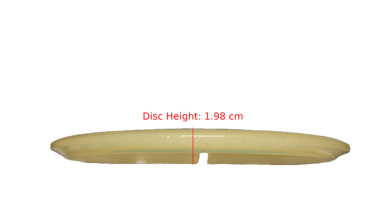 Dynamic Discs 2025 Parker Welck Lucid Gold Metal Flake Truth Midrange Profile View