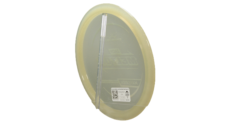 Dynamic Discs 2025 Zach Melton Lucid Gold Metal Flake Maverick Fairway Driver Back View