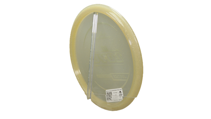 Dynamic Discs 2025 Ty Love Lucid Gold Metal Flake Justice Midrange Back View