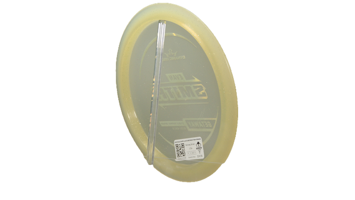 Dynamic Discs 2025 Evan Smith Lucid Gold Metal Flake Getaway Fairway Driver Back View