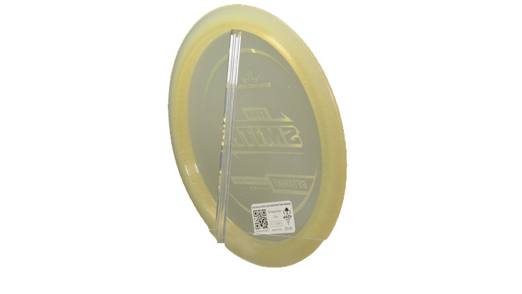 Dynamic Discs 2025 Evan Smith Lucid Gold Metal Flake Getaway Fairway Driver Back View