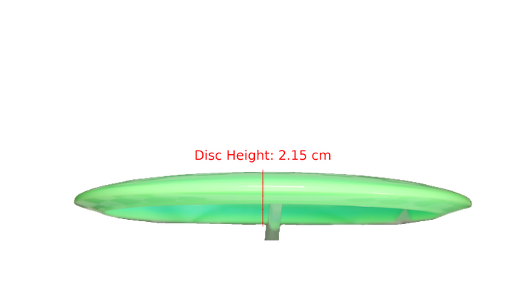 Infinite Discs James Proctor Signature Series Swirly S-Blend Centurion Fairway Driver Profile View