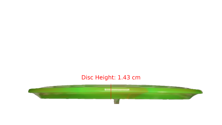 Discraft LSDC Z Swirl Xtreme Fairway Driver Profile View