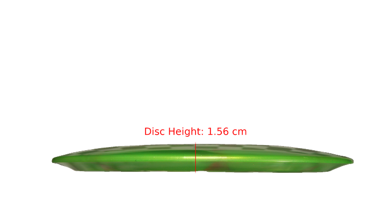 Discraft Paul McBeth & Chris Dickerson Collaboration Z Metallic Swirl Athena Fairway Driver Profile View