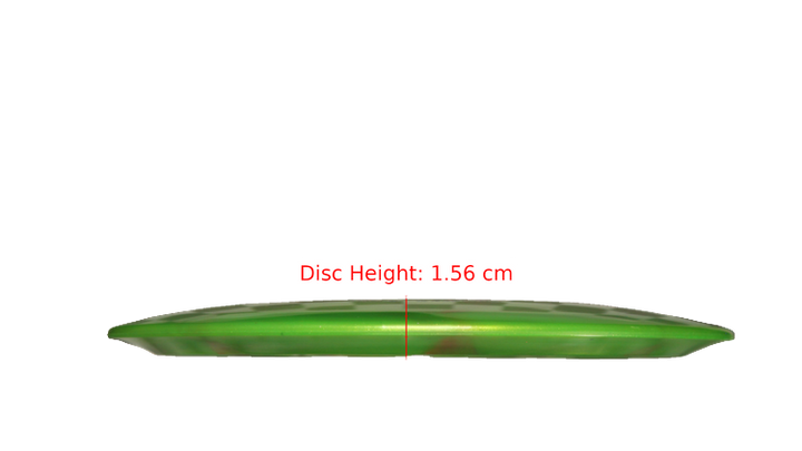 Discraft Paul McBeth & Chris Dickerson Collaboration Z Metallic Swirl Athena Fairway Driver Profile View