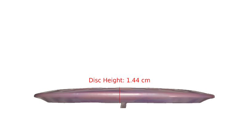 Discraft Paul McBeth & Chris Dickerson Collaboration Z Metallic Swirl Athena Fairway Driver Profile View