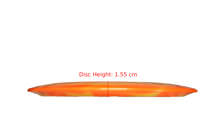 Discraft Cascade Challenge Colorshift Z Athena Fairway Driver Profile View