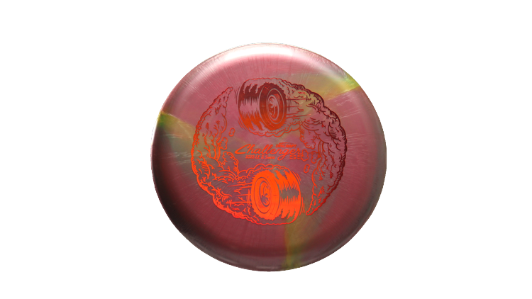 Discraft Burnout Ti Swirl Challenger SS Putter Front View