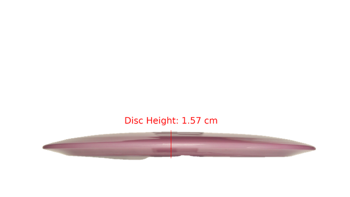 Pie Pan Discs Made in Ohio Baker's Blend Hype Distance Driver Profile View