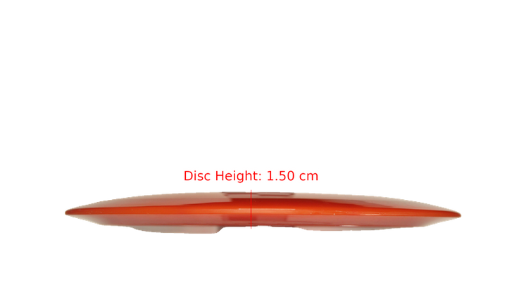 Pie Pan Discs Made in Ohio Baker's Blend Hype Distance Driver Profile View