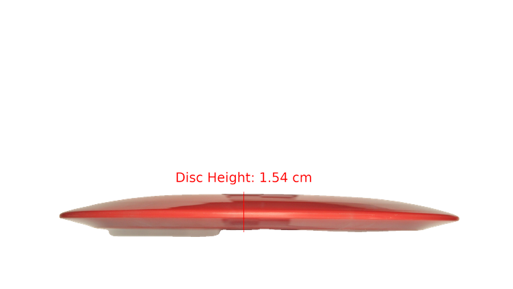 Pie Pan Discs Made in Ohio Baker's Blend Hype Distance Driver Profile View