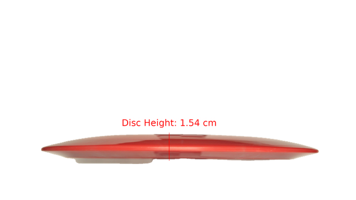 Pie Pan Discs Made in Ohio Baker's Blend Hype Distance Driver Profile View