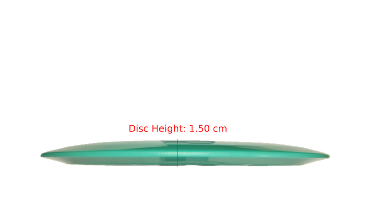 Pie Pan Discs Made in Ohio Baker's Blend Hype Distance Driver Profile View
