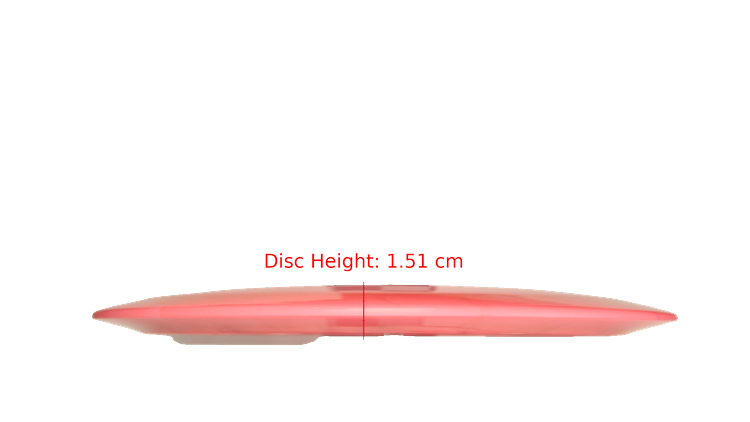Pie Pan Discs Made in Ohio Baker's Blend Hype Distance Driver Profile View