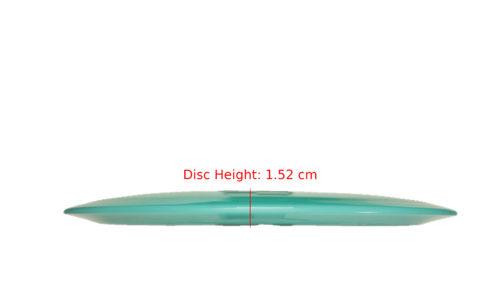 Pie Pan Discs Made in Ohio Baker's Blend Hype Distance Driver Profile View