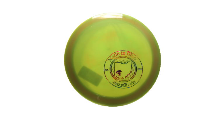 Pie Pan Discs Made in Ohio Baker's Blend Hype Distance Driver Front View