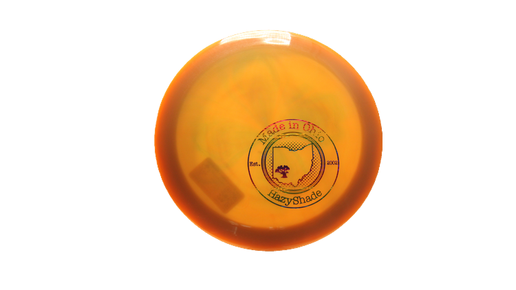 Pie Pan Discs Made in Ohio Baker's Blend Hype Distance Driver Front View