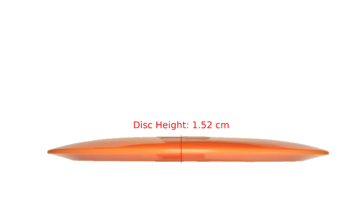 Pie Pan Discs Made in Ohio Baker's Blend Hype Distance Driver Profile View