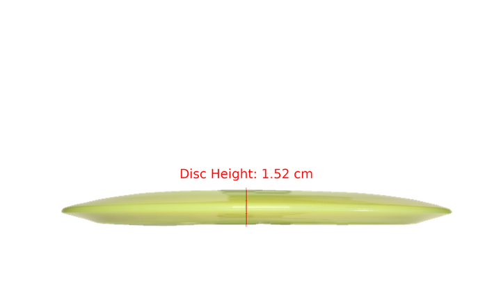 Pie Pan Discs Made in Ohio Baker's Blend Hype Distance Driver Profile View