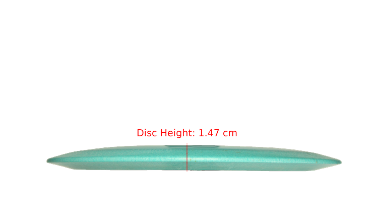 Pie Pan Discs Made in Ohio Puff Hype Distance Driver Profile View