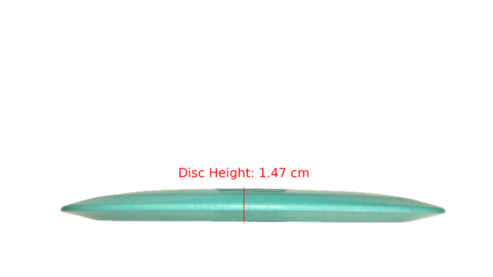 Pie Pan Discs Made in Ohio Puff Hype Distance Driver Profile View