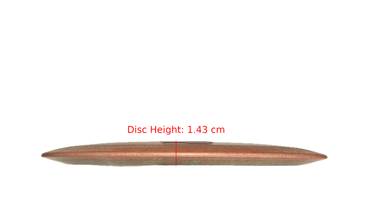 Pie Pan Discs Made in Ohio Puff Hype Distance Driver Profile View